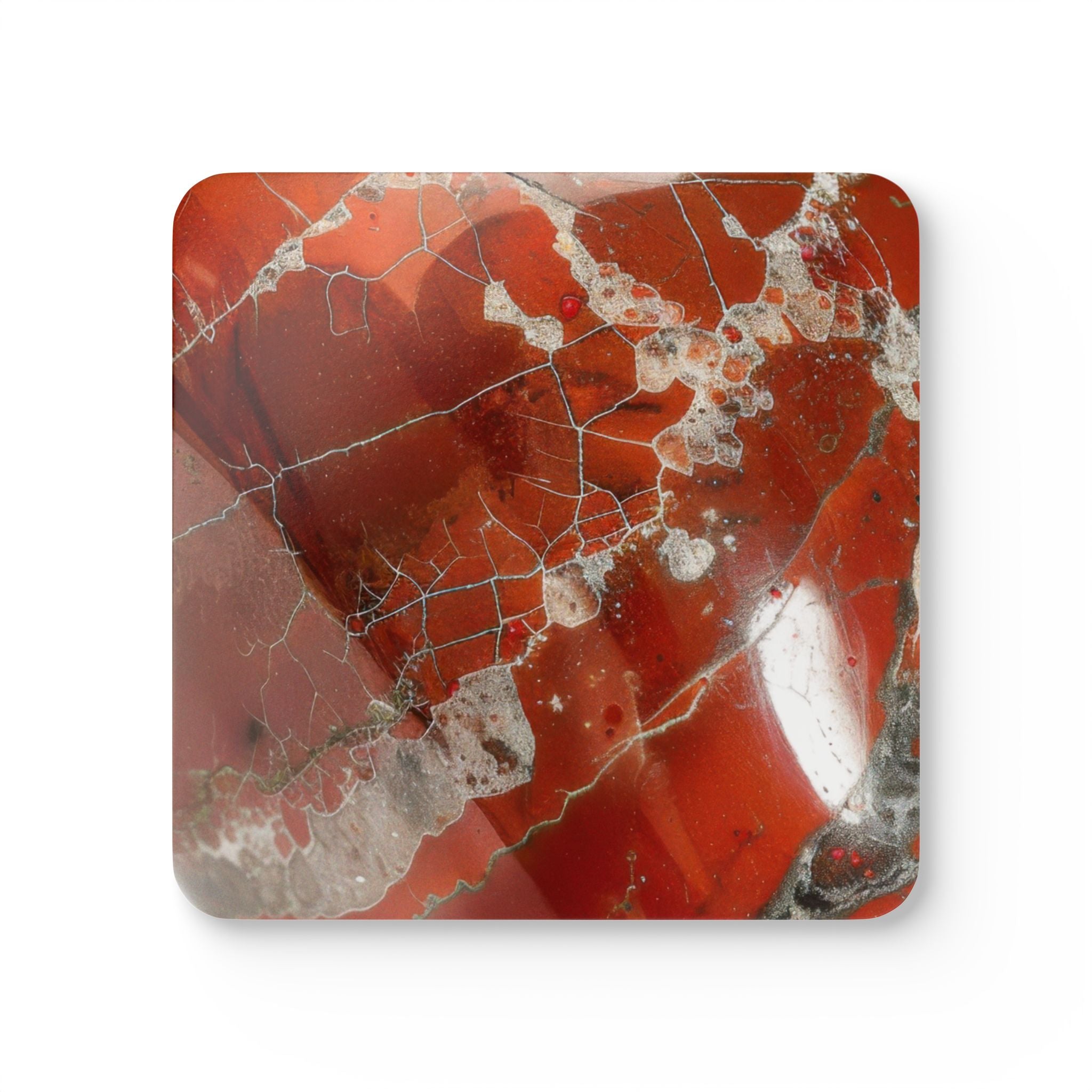 COSMIC COASTER Set - Red Jasper