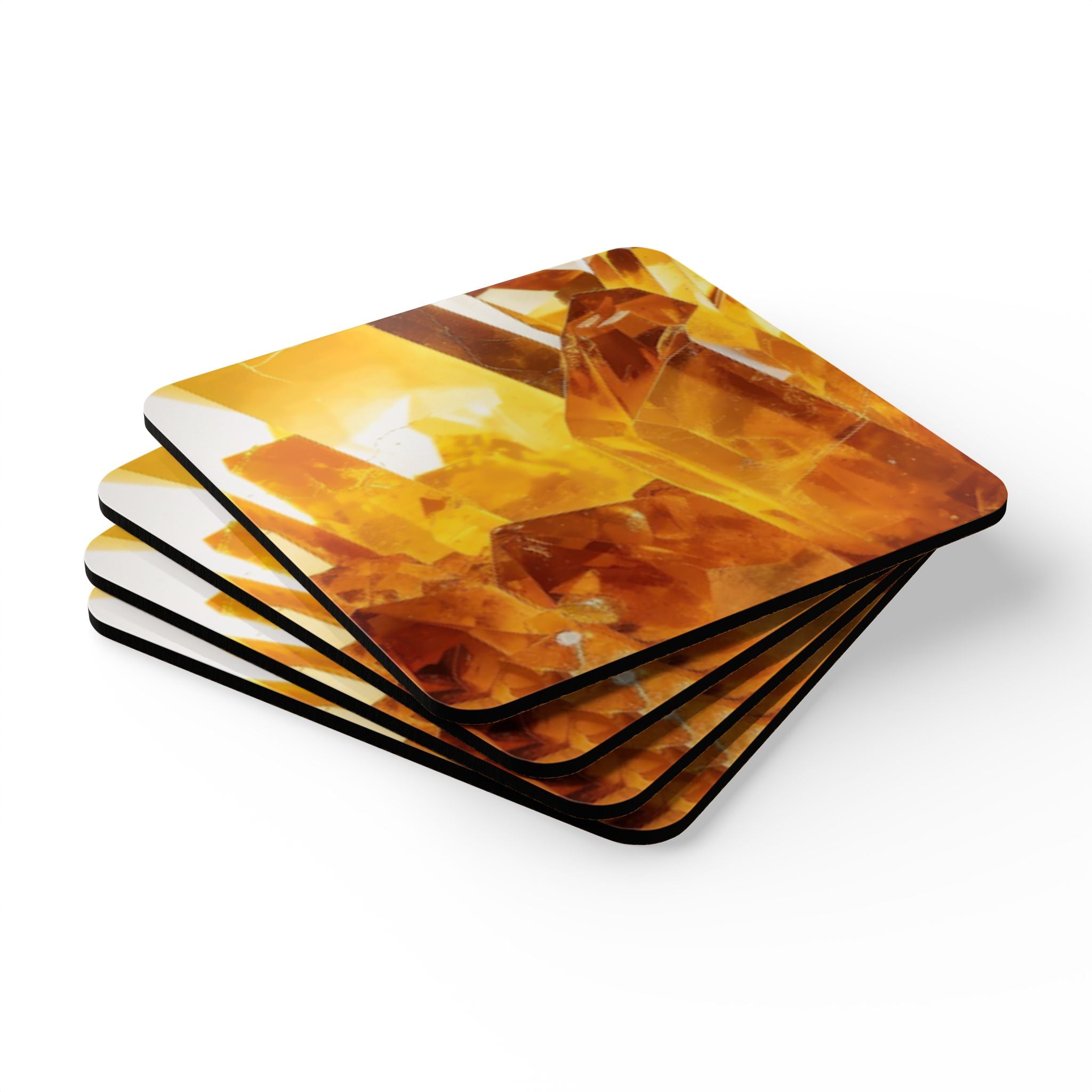 COSMIC COASTER Set - Citrin