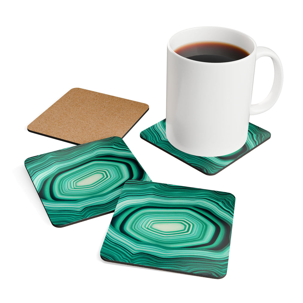 COSMIC COASTER Set - Malachite