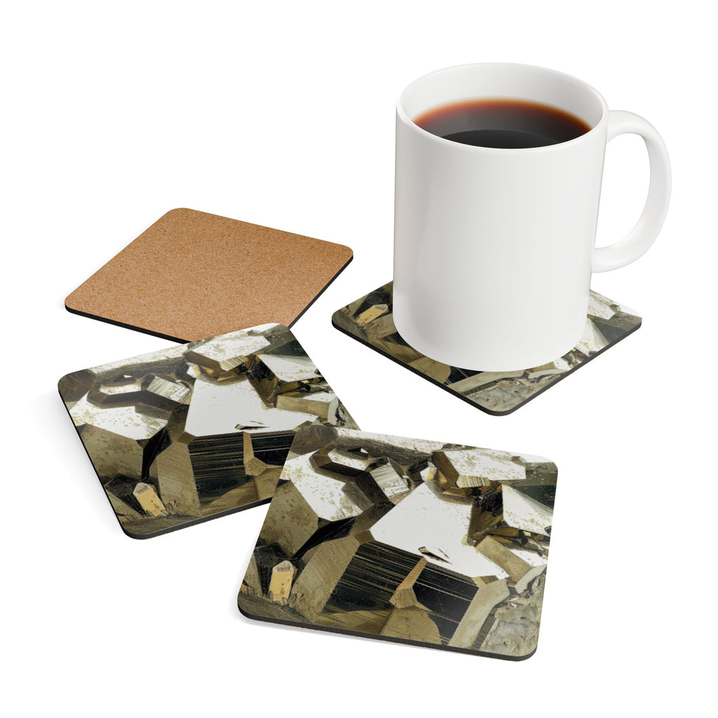 COSMIC COASTER Set - Pyrite