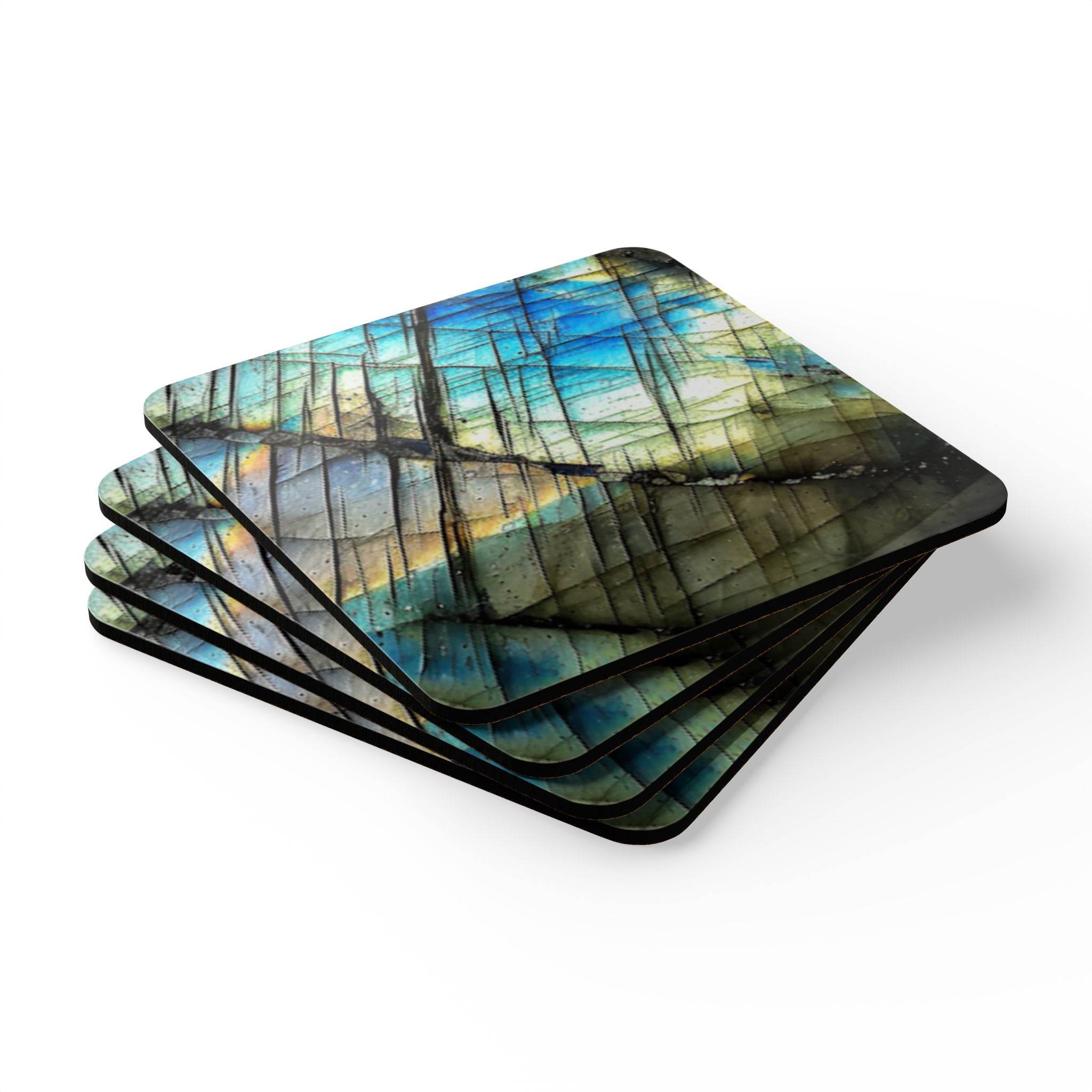 COSMIC COASTER Set - Labradorite
