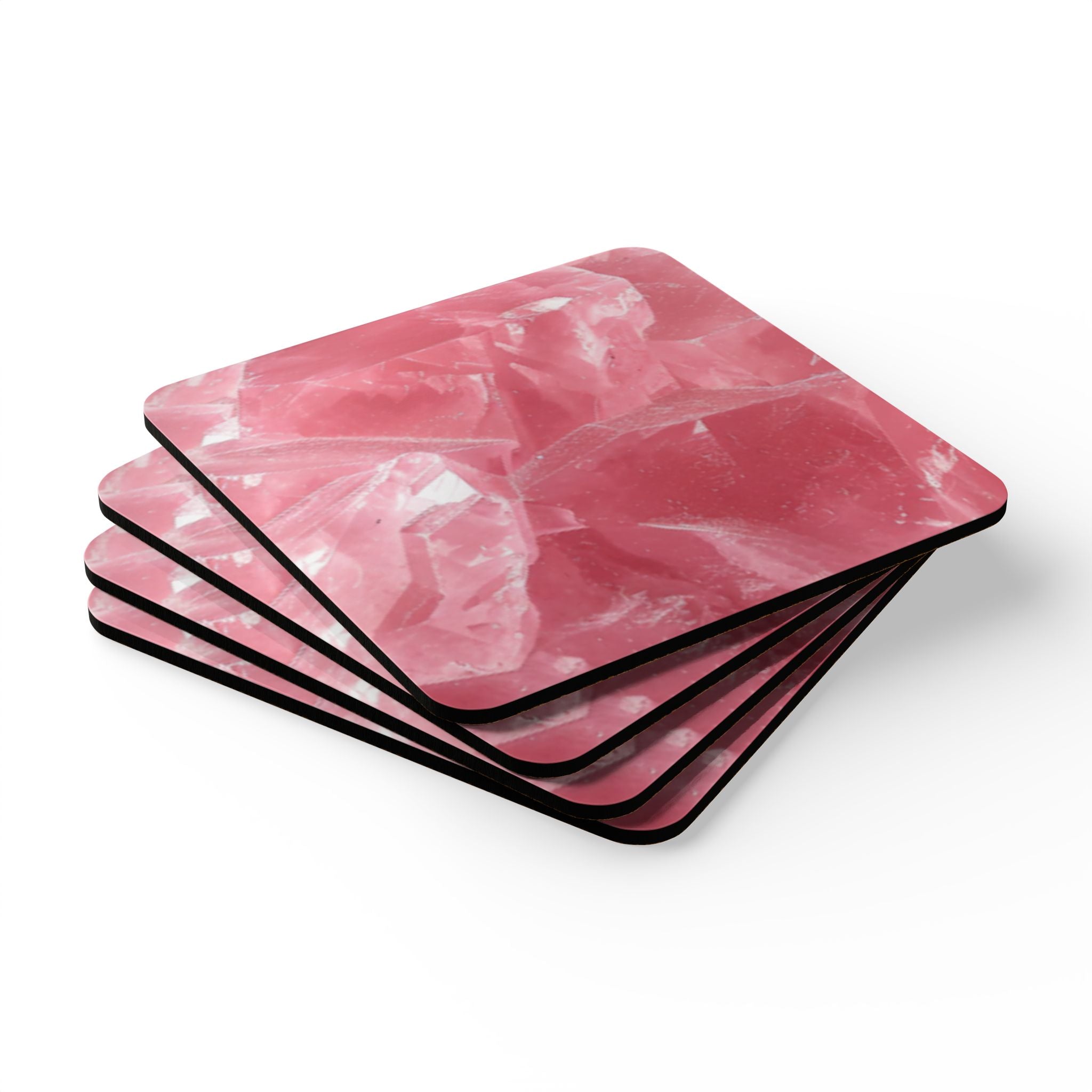 COSMIC COASTER Set - Rose Quarz