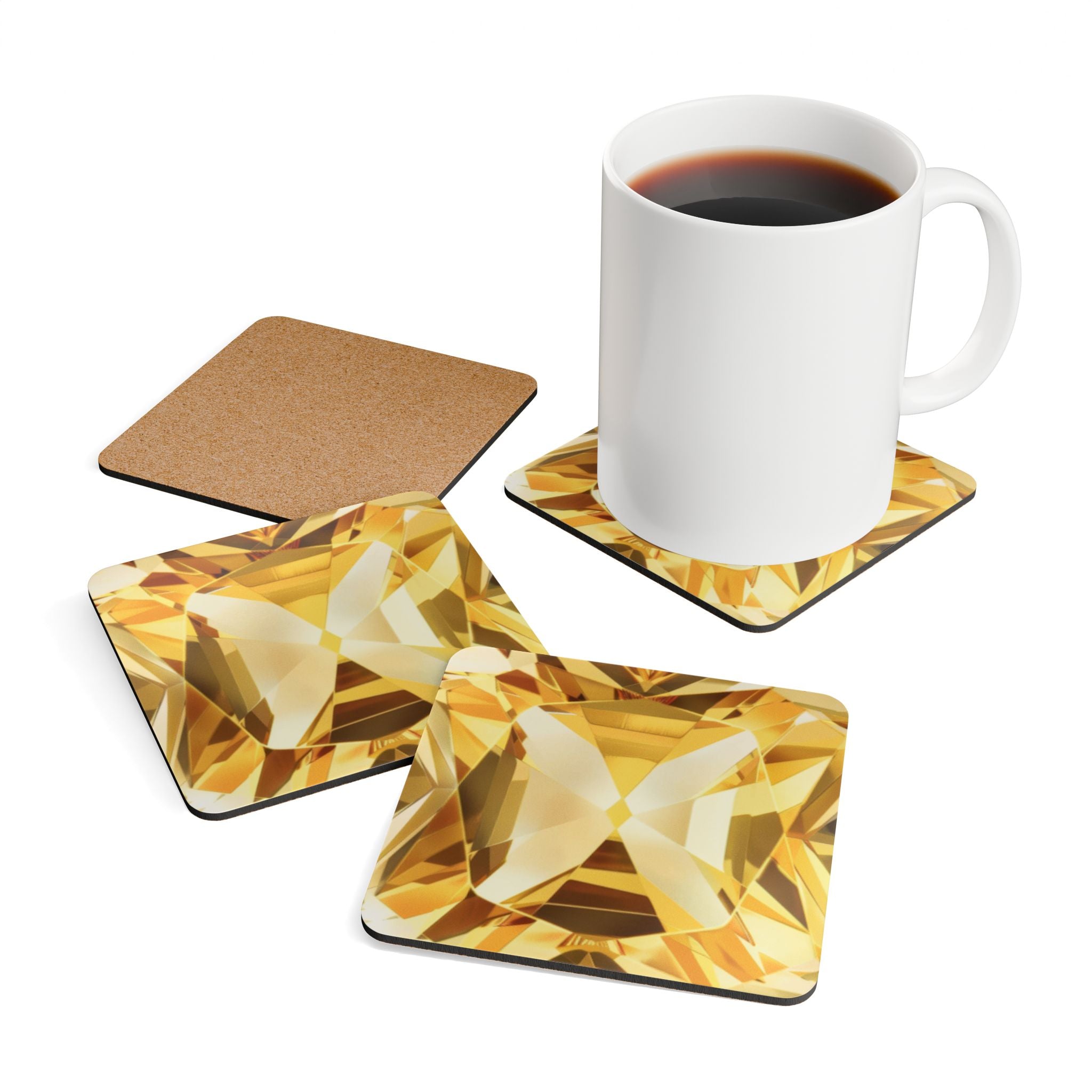 COSMIC COASTER Set - Yellow Topas