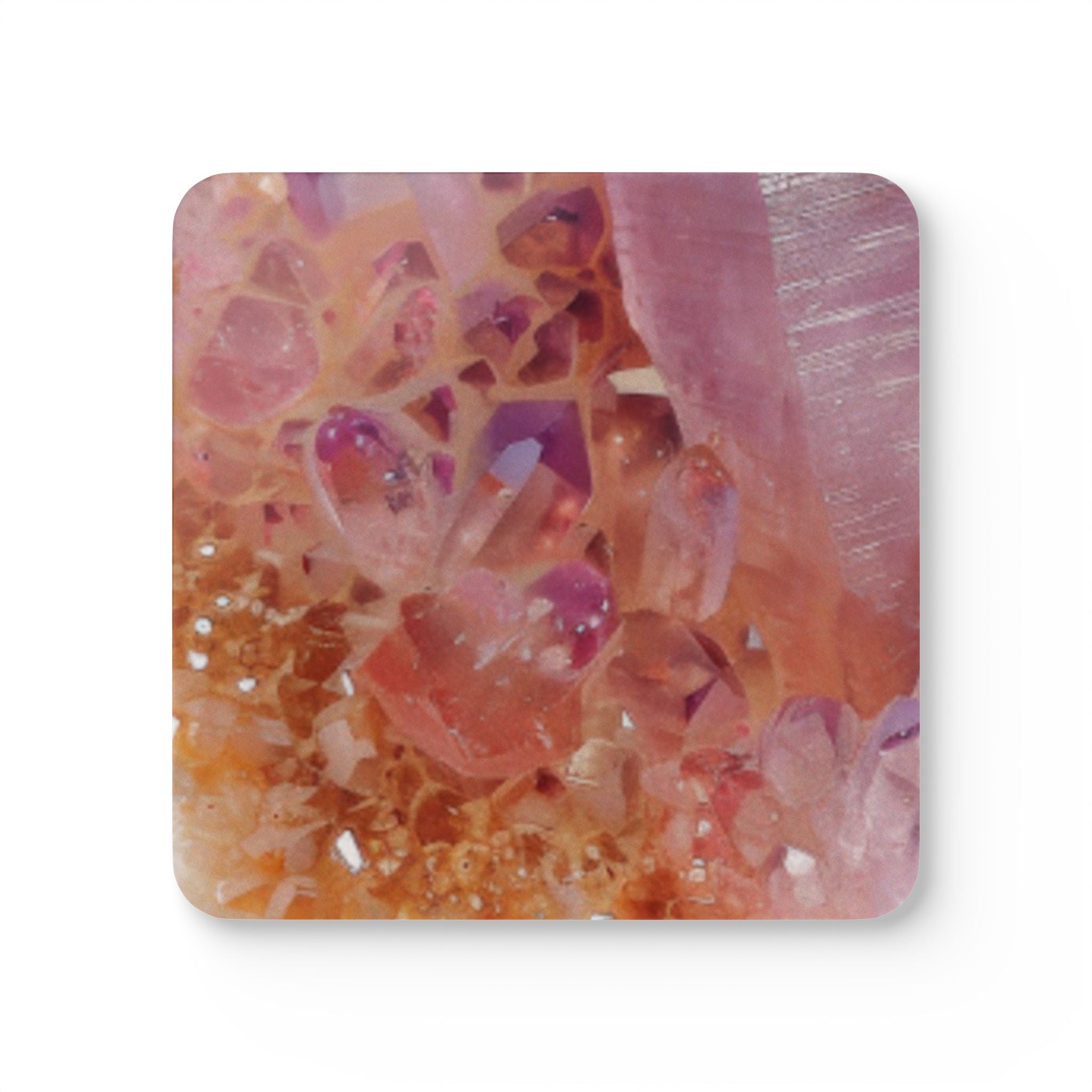 COSMIC COASTER Set - Pink Amethyst