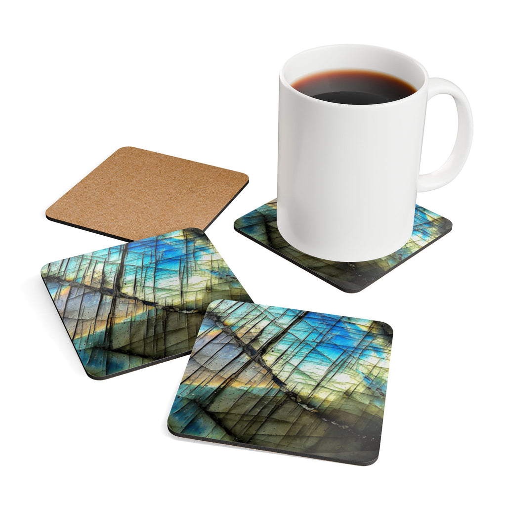 COSMIC COASTER Set - Labradorite