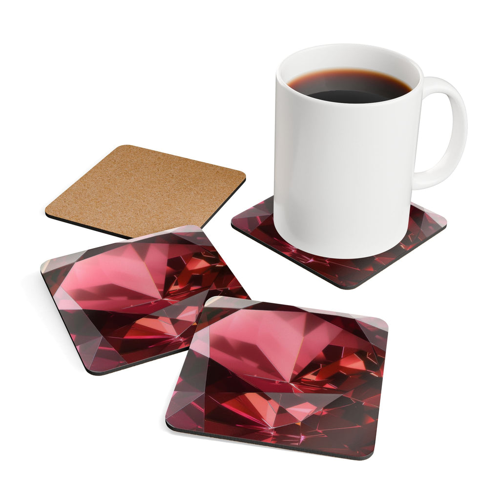 Cosmic Coaster Set - Garnet
