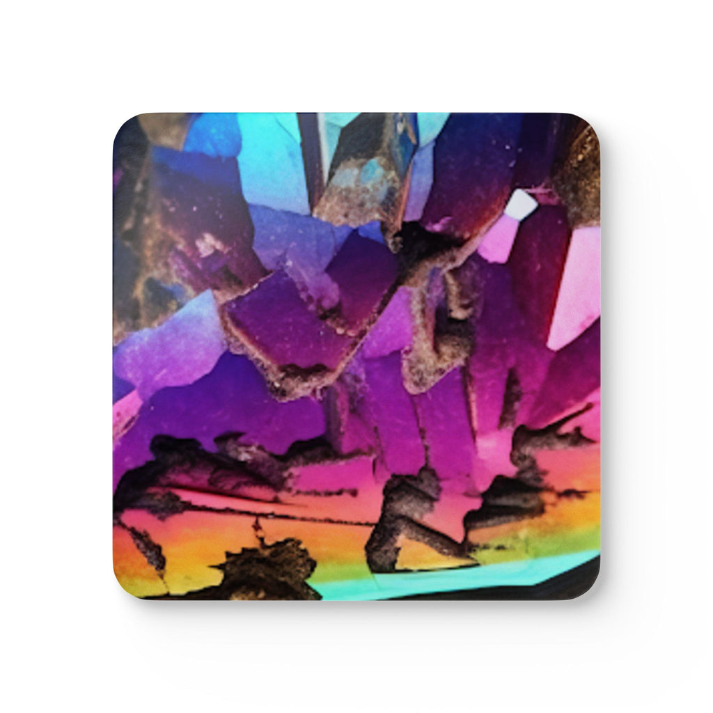 COSMIC COASTER Set - Rainbow Quarz