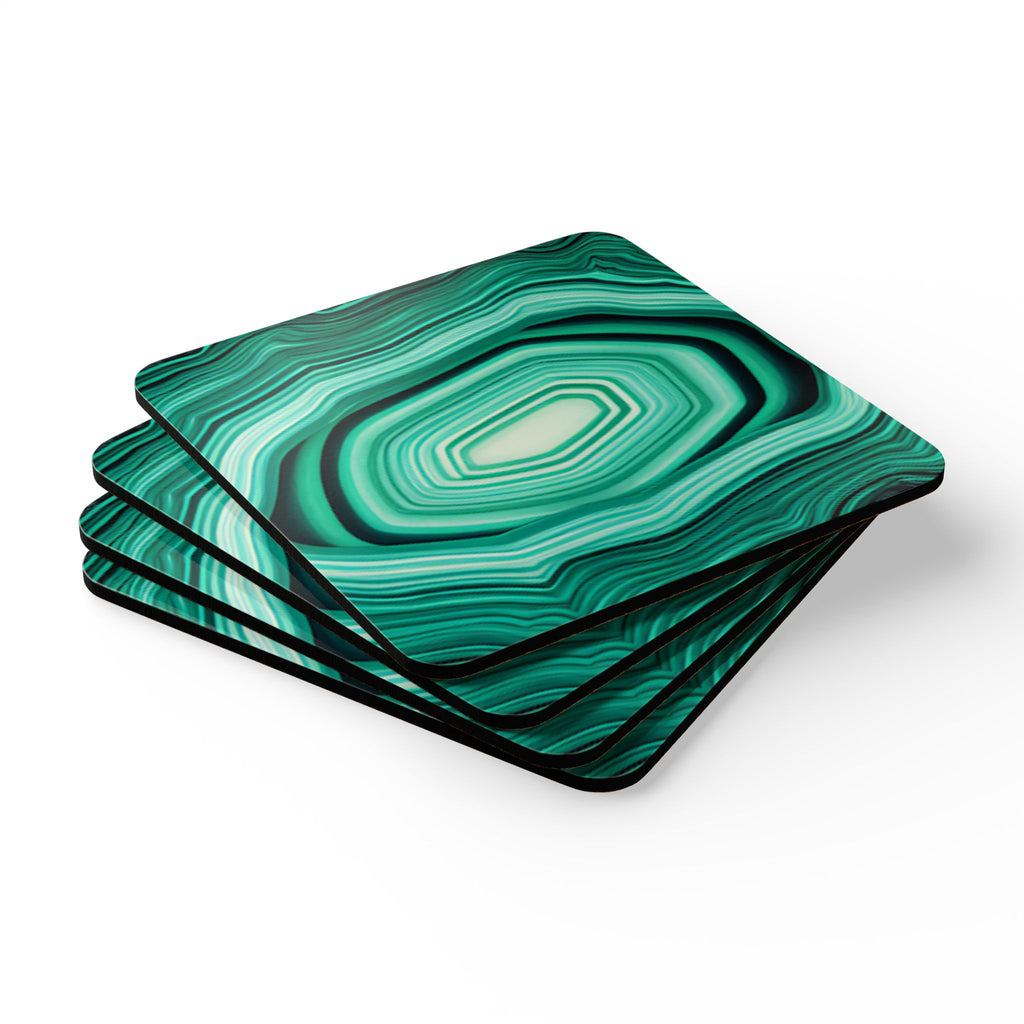 COSMIC COASTER Set - Malachite