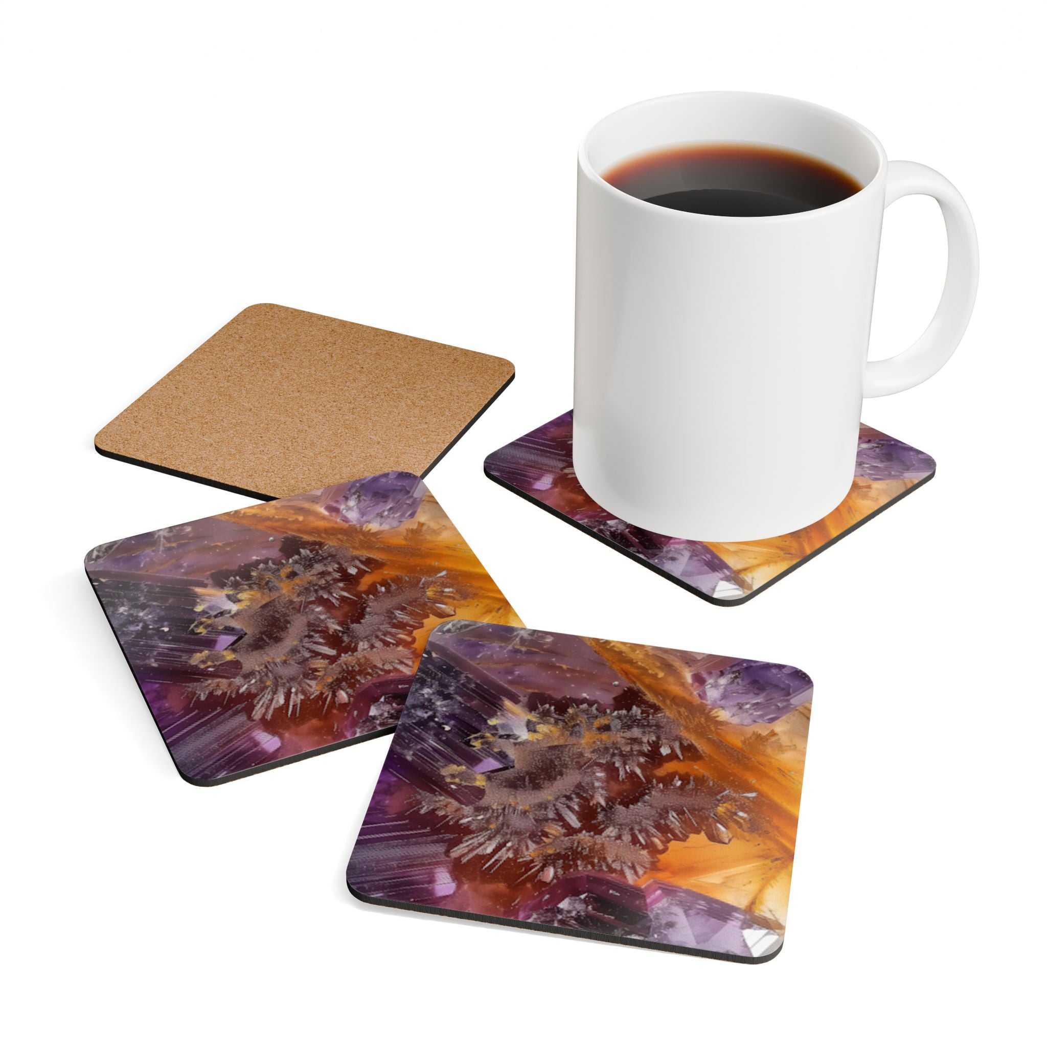 COSMIC COASTER Set - Amethyst