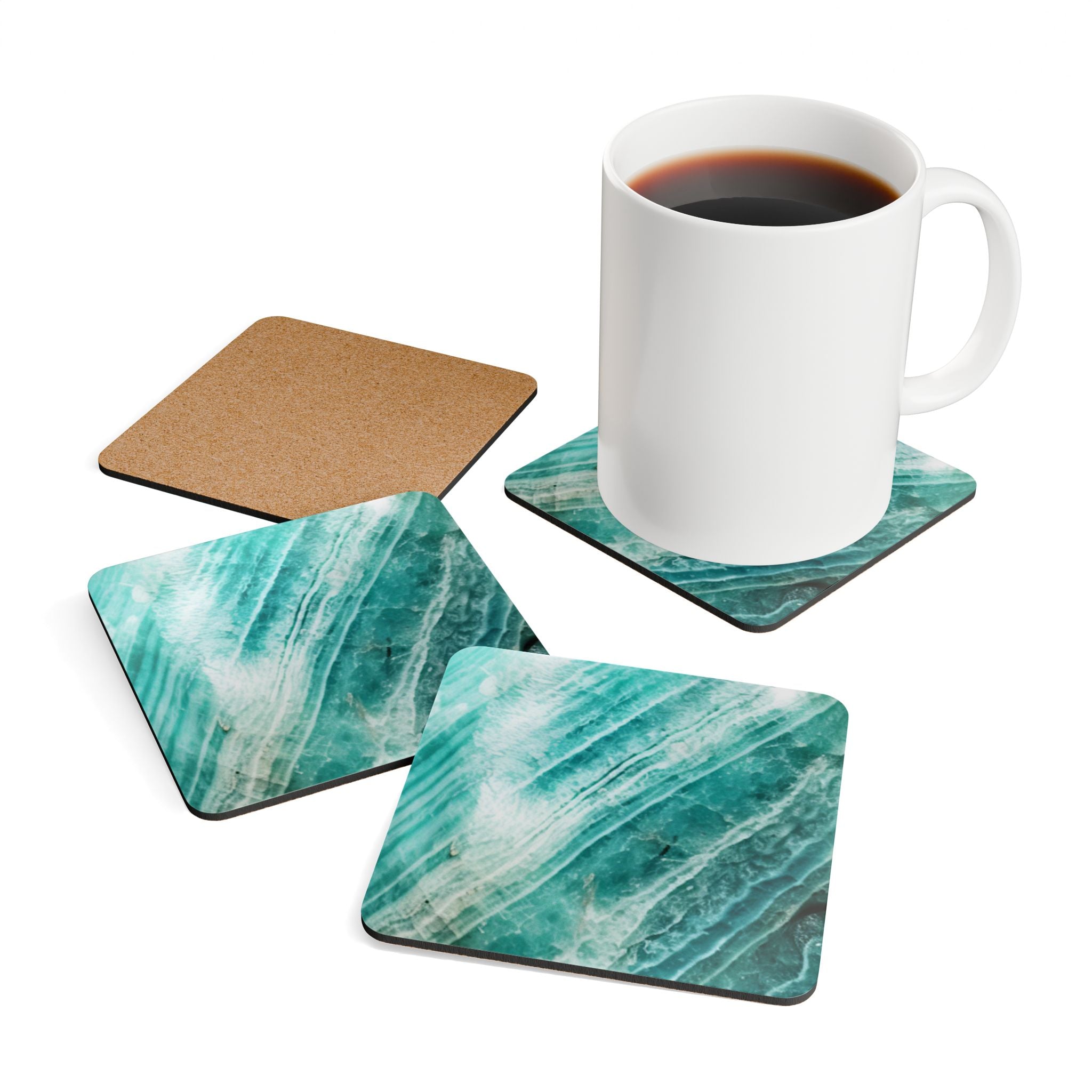 COSMIC COASTER Set - Amazonite