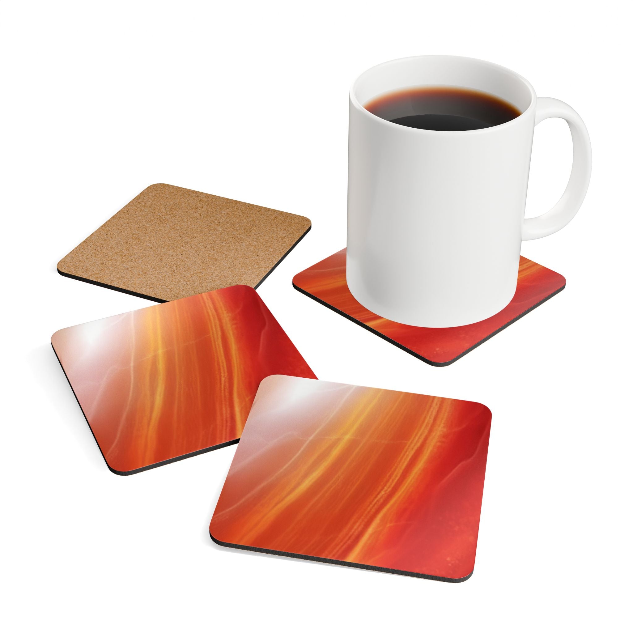 COSMIC COASTER Set - Carnelian